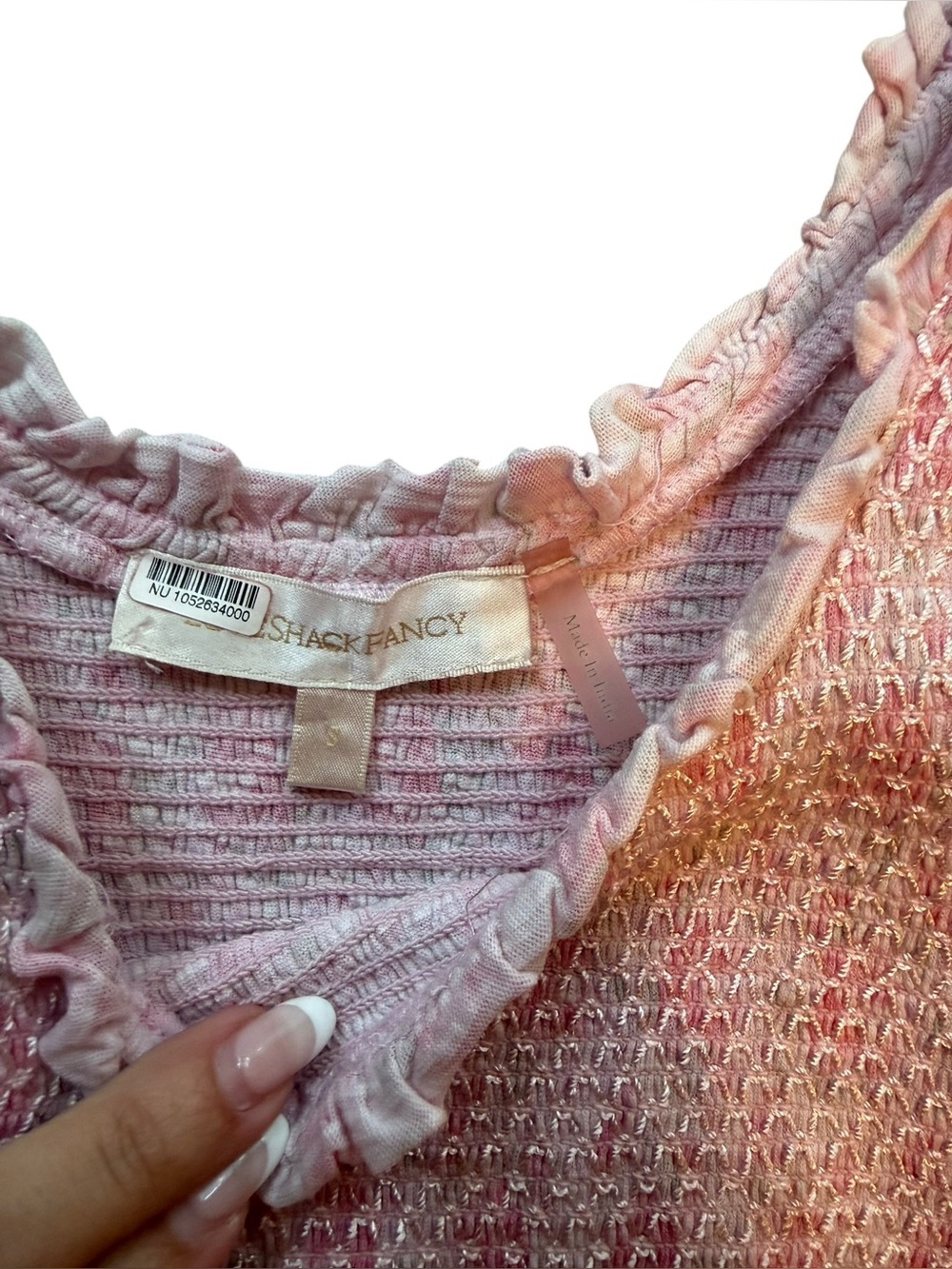 LoveShackFancy Chessie Dress in Rose Patch - Picture 7 of 12